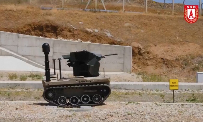  Domestic unmanned ground vehicles are in the firing tests -  VİDEO  