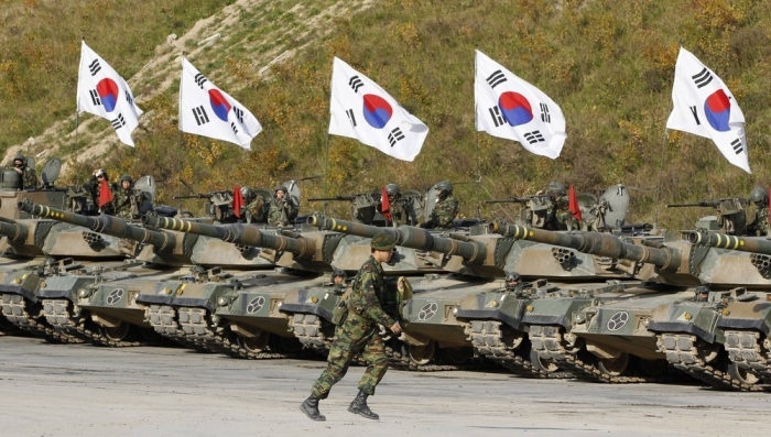  South Korea defense budget set to rise 4.5%, roughly matching Japan
 