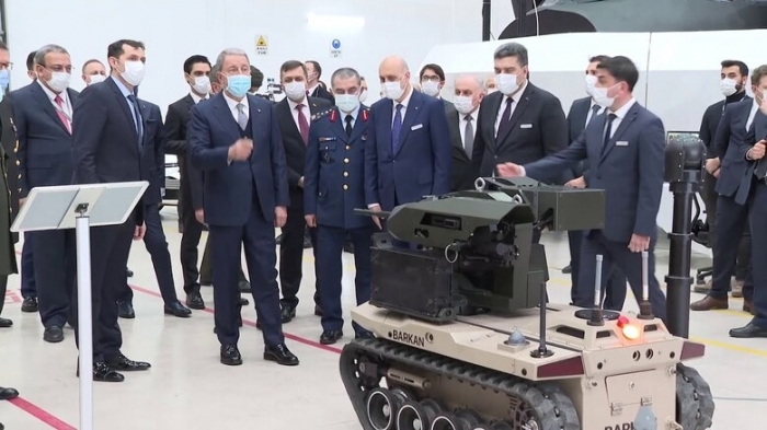  Türkiyədə daha bir döyüş robotu istifadəyə verilib -  BARKAN  
 