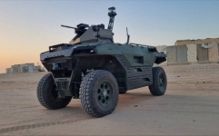  IAI debuts new hybrid ground robot joining the UK army inventory
 