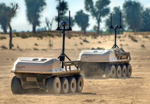 BƏƏ şirkəti Ukraynada keçirilən sərgidə öz avtonom döyüş robotlarını nümayiş etdirib -  FOTOLAR