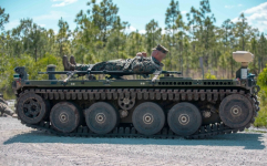 U.S. Marine Corps evaluates light robotic vehicle
