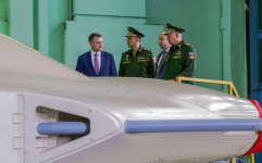Russia unveils production line of Okhotnik combat drone